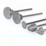 Набор алмазных насадок - 50 шт (фрезы, шарошки) для Dremel / гравера - Ø3.17 mm - 120 Grit
